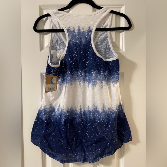 NWT Rivalry Threads Blue White Michigan Racerback Tank - Size L - Picture 3 of 4